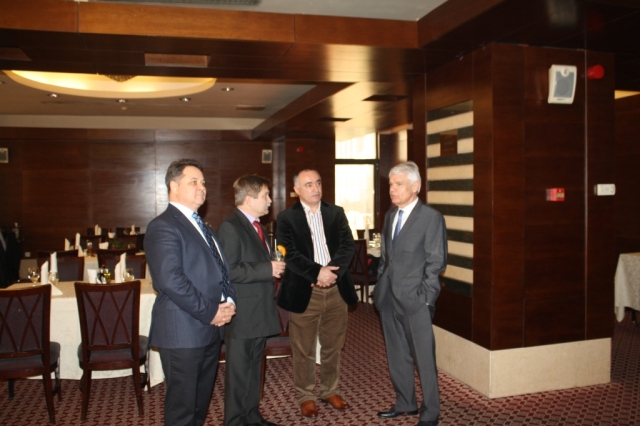 Senator Ionel Agrigoroaei, Mark Doda-Balkan Tourism CEO, Mr. Nicolae Nicolae-PR Director ECTT and Ambassador of Venezuela-Ramon Carazo,