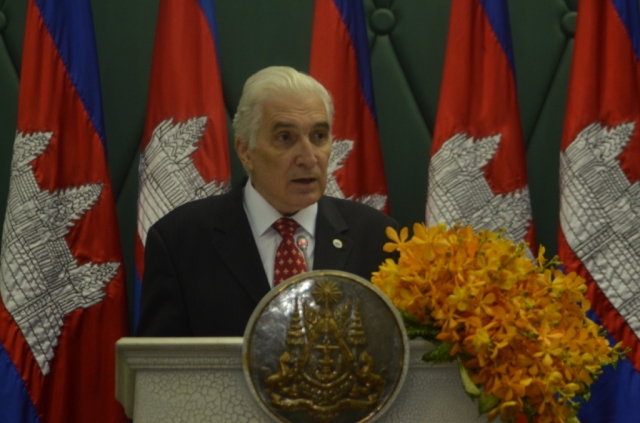 Academician Mircea Constantinescu eulogy for H.E. Prime Minister of CAMBODIA