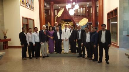 President Dr. Anton Caragea and Government of Siem Reap